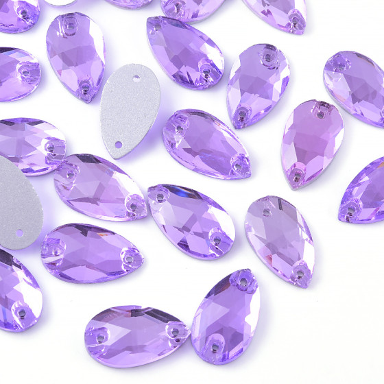 Wholesale Normal Color Series Tear Drop Shape Glass Crystal Sew on Rhinestone for Sewing and Embellishment